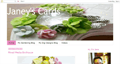 Desktop Screenshot of janeyscards.com